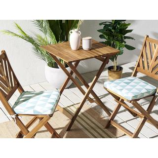 Beliani Lot de 2 coussins pour chaises de jardin en Polyester Moderne TERNI  