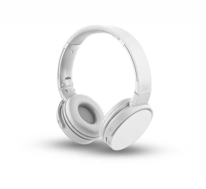 T'nB  T'nB SHINE Casque Sans fil Arceau Appels/Musique Micro-USB Bluetooth Blanc 