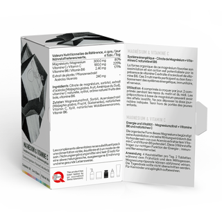 Sekoya Swiss  Magnesium & Vitamin C | Eine wirkungsvolle 2-in-1 Formel 