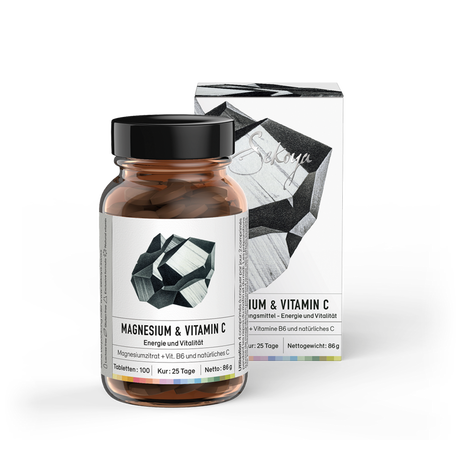 Sekoya Swiss  Magnesium & Vitamin C | Eine wirkungsvolle 2-in-1 Formel 