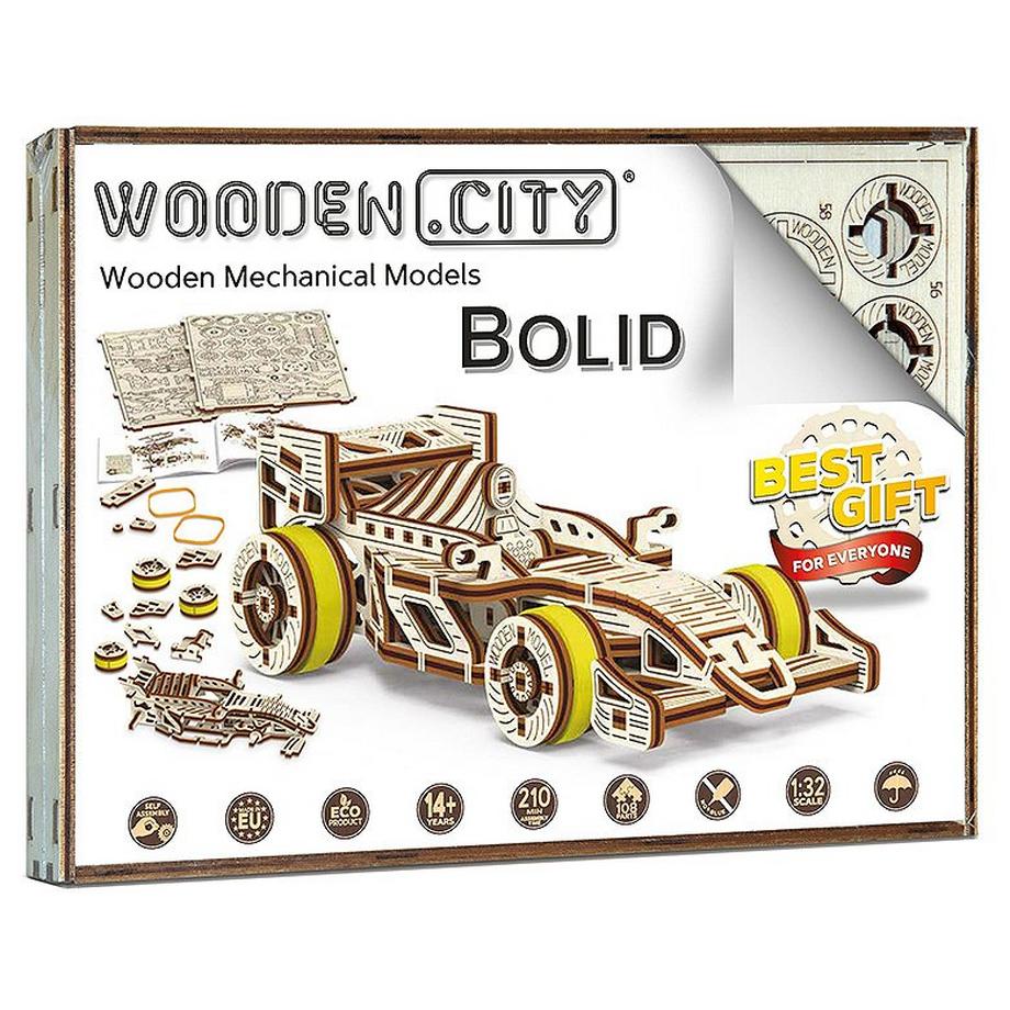 Wooden City  Bolid F1 Rennwagen (108Teile) 