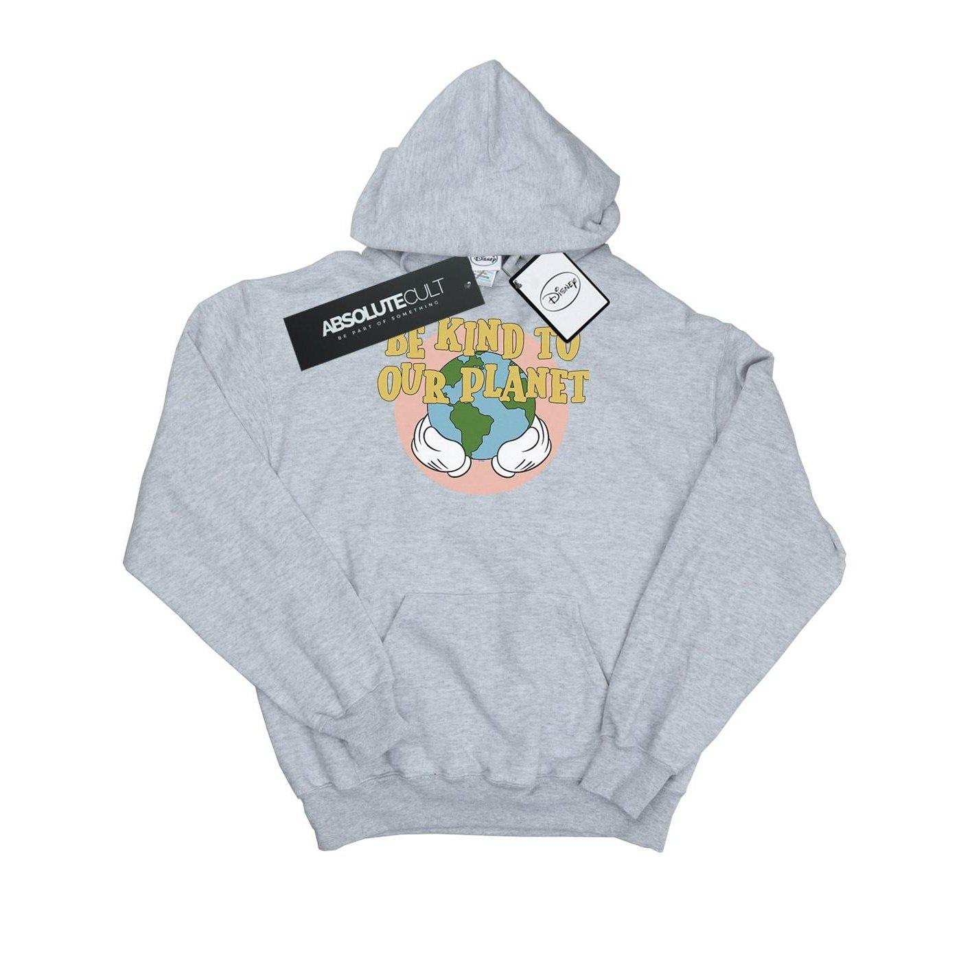 Image of Mickey Mouse Be Kind To Our Planet Kapuzenpullover Jungen Grau 128