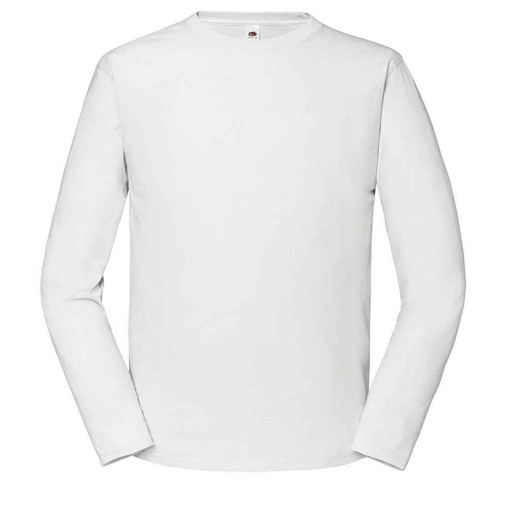 Image of Iconic 195 Premium Tshirtlangärmlig Herren Weiss M