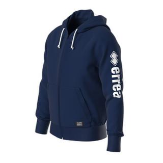 errea  felpa da bambino con cappuccio e zip essential 