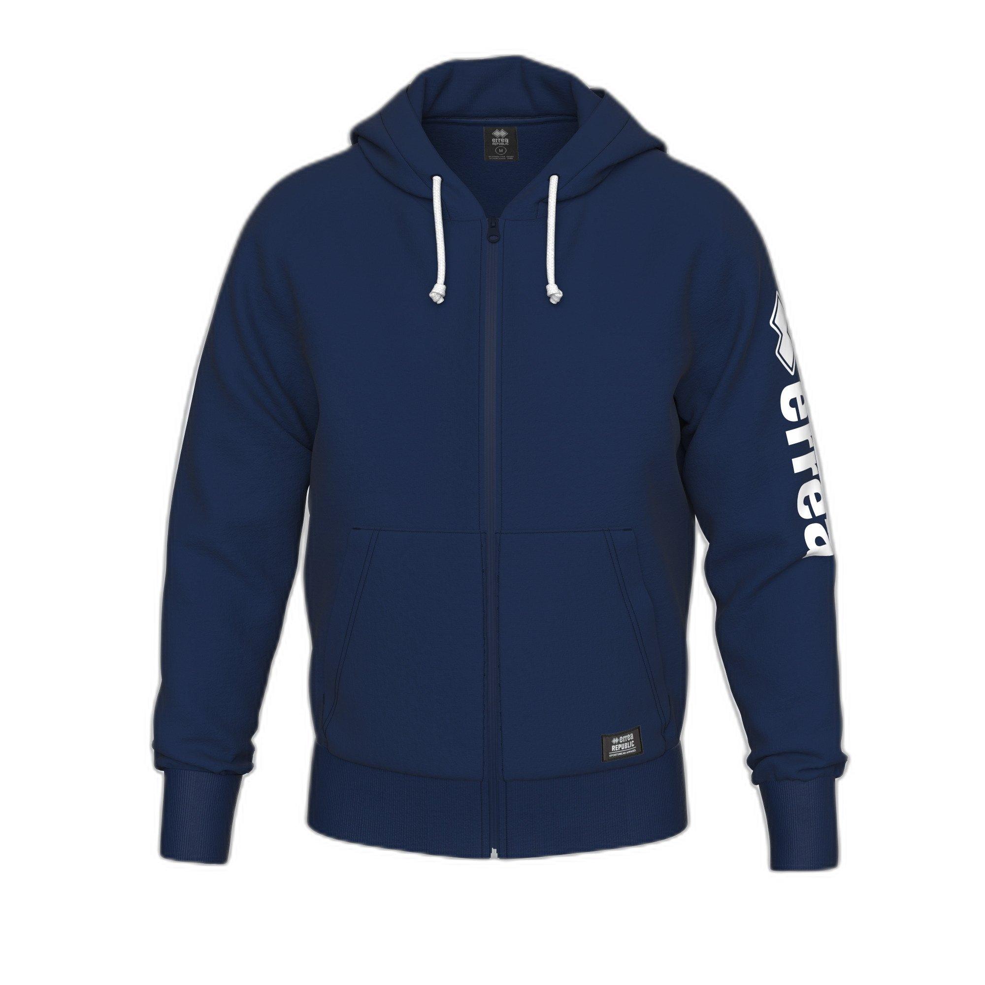 Image of Kinder-sweatshirt Mit Reißverschluss Und Kapuze Essential Jungen Marine 9-10A