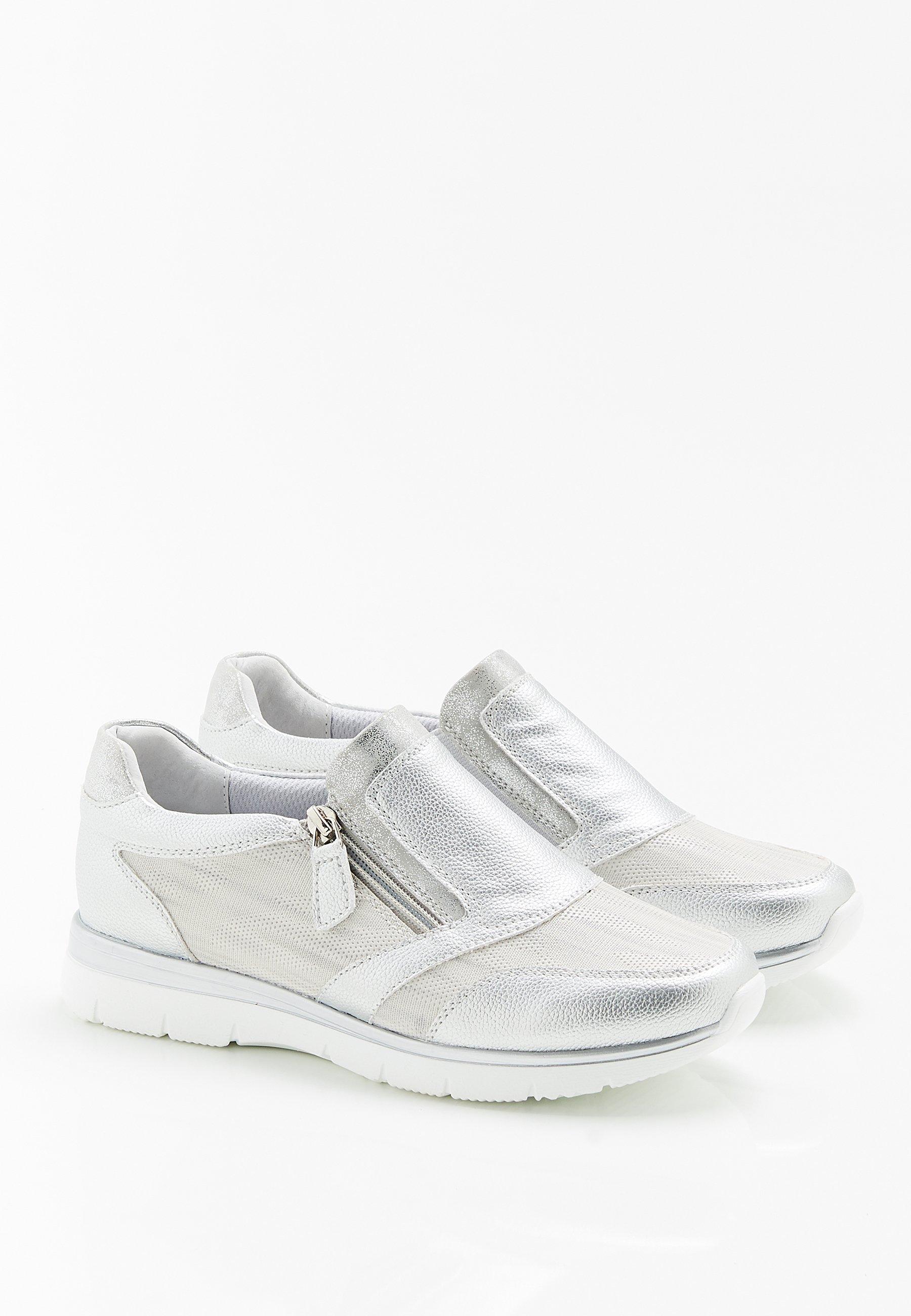 Image of Sneakers Mit Reißverschluss. Unisex Grau 42