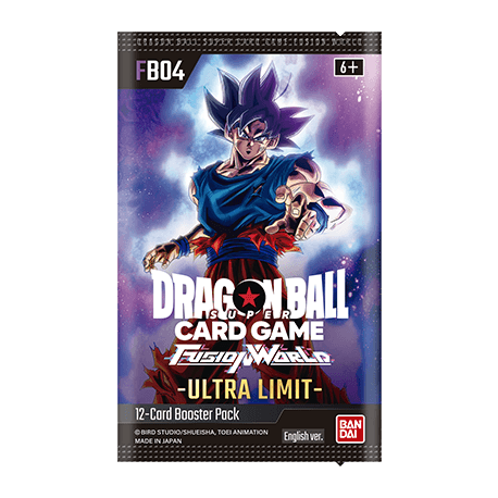 Bandai  Fusion World Ultra Limit FB04 Booster Pack - Dragon Ball Super Card Game - EN 