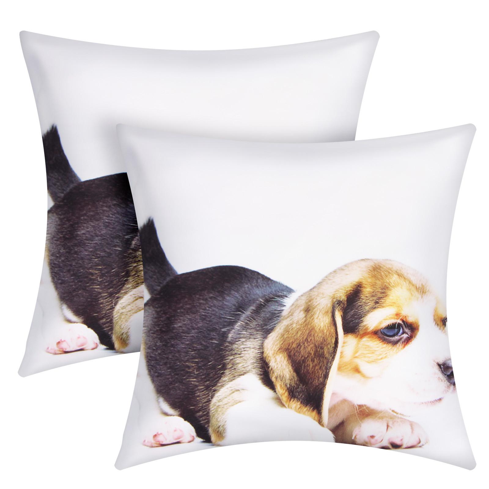 Avizar Set 2 copricuscini Beagle Dog Design  