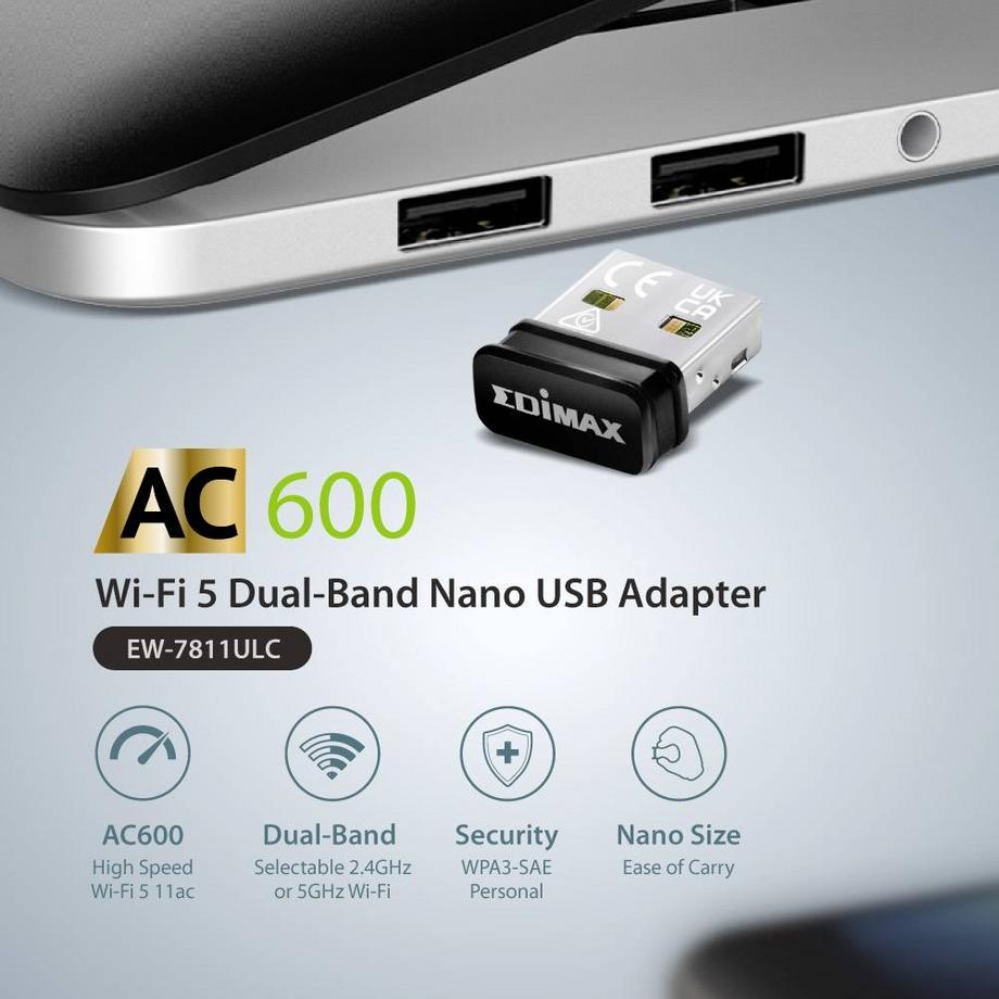 EDIMAX  Adaptateur USB AC600 WLAN 5 