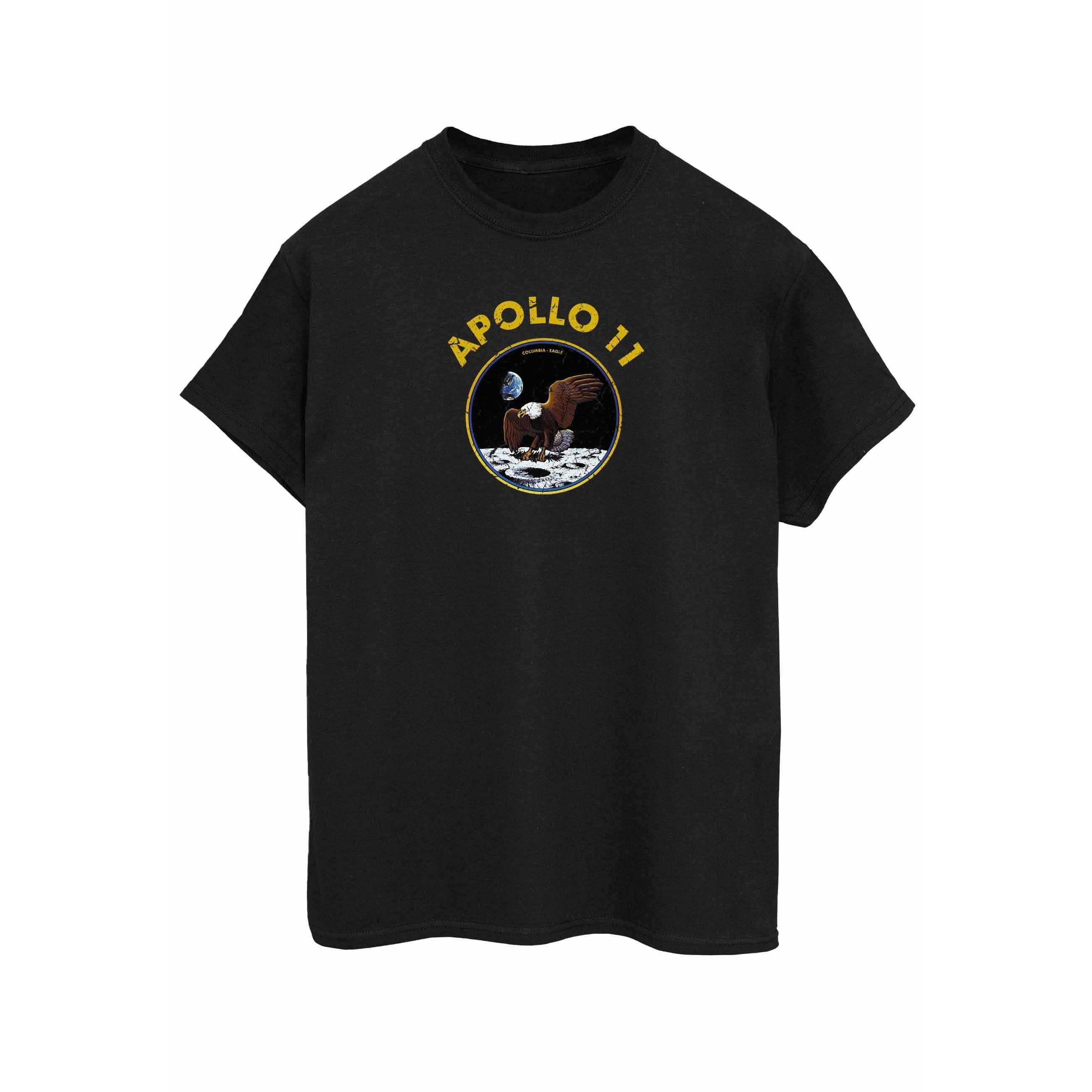 Image of Classic Apollo 11 Tshirt Herren Schwarz L