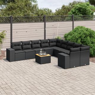 VidaXL set divano da giardino Polirattan  