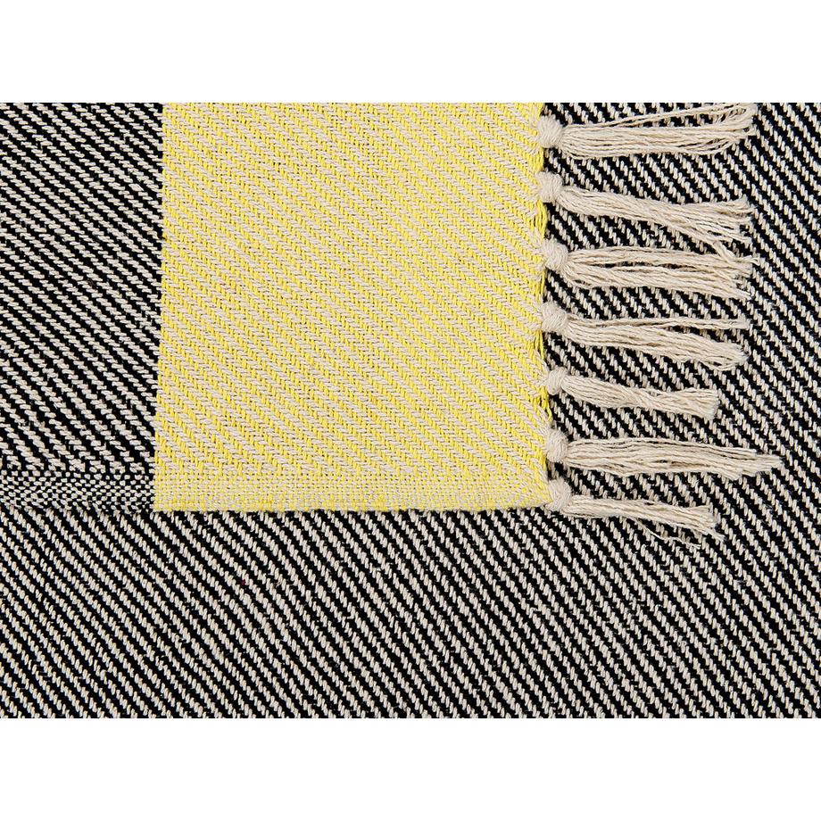 Beliani Boho LAPU Couverture en Coton  