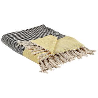 Beliani Coperta en Cotone Boho LAPU  