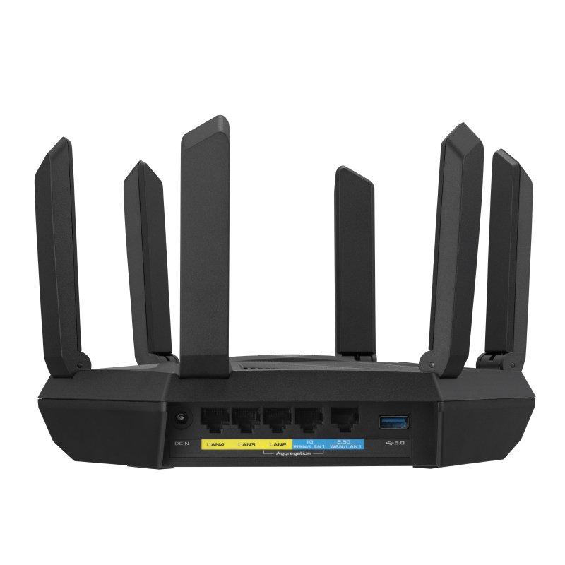 ASUS  RT-AXE7800 WLAN-Router Tri-Band (2,4 GHz/5 GHz/6 GHz) Schwarz 