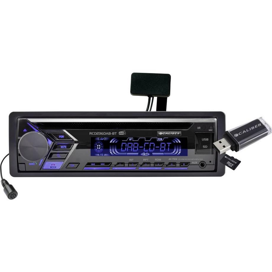 Caliber  Autoradio mit DAB+ und Bluetooth Freisprechfunktion 