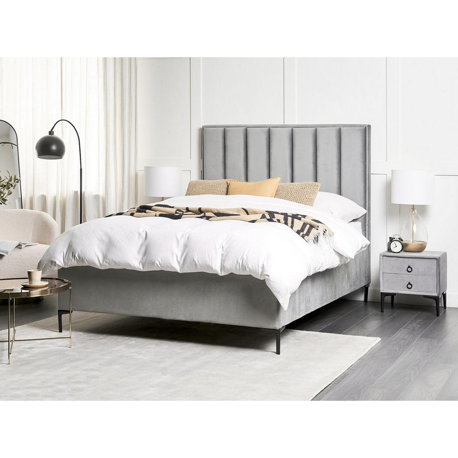 Beliani Ensemble de chambre en Velours SEZANNE  