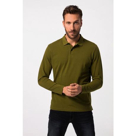 JP1880  Polo Jp 1880 Basic à manches longues, en maille piquée – jusqu'au 8 XL 