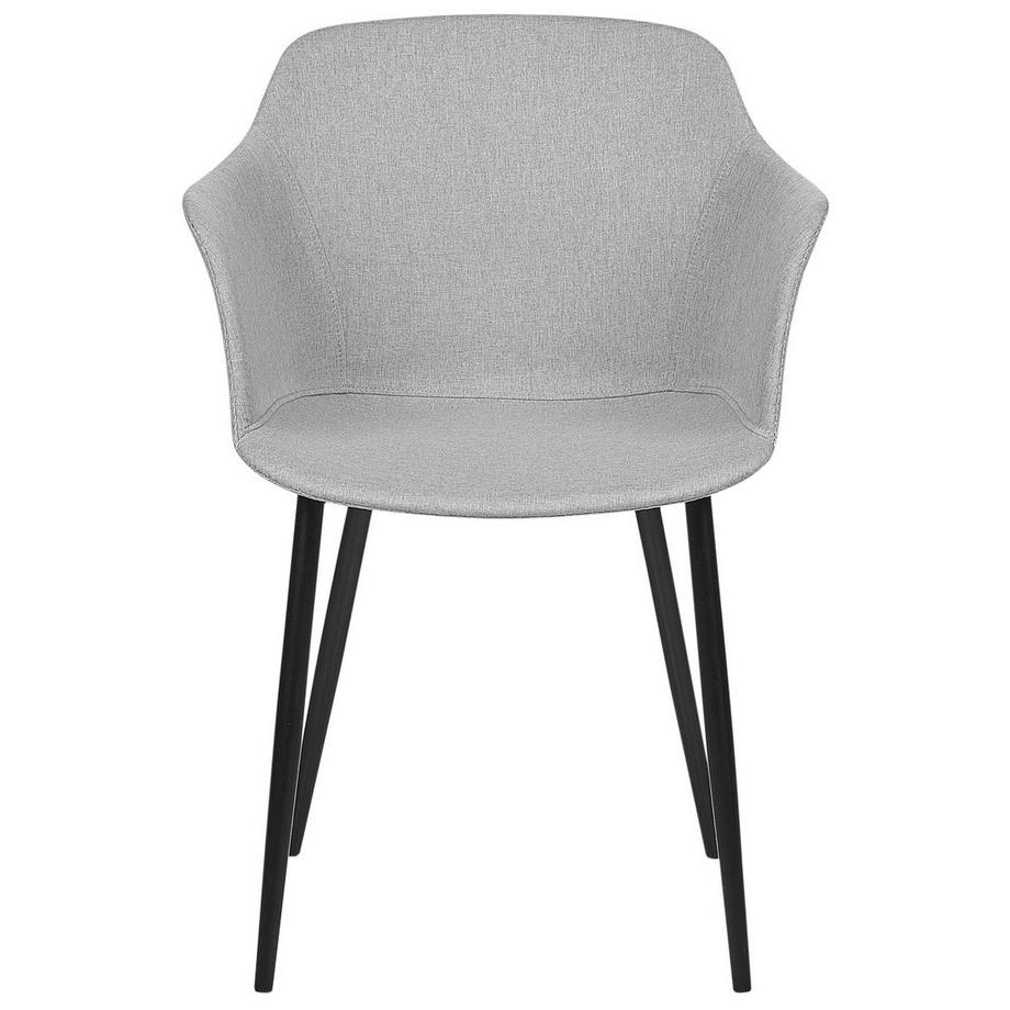 Beliani Set di 2 sedie da pranzo en Tessuto Retrò ELIM  