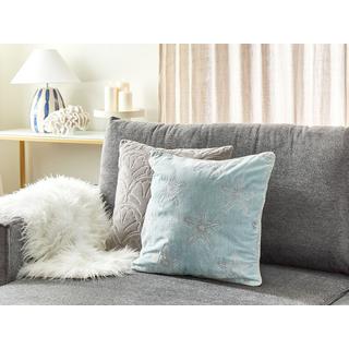 Beliani Coussin en Velours Moderne CERAMIUM  