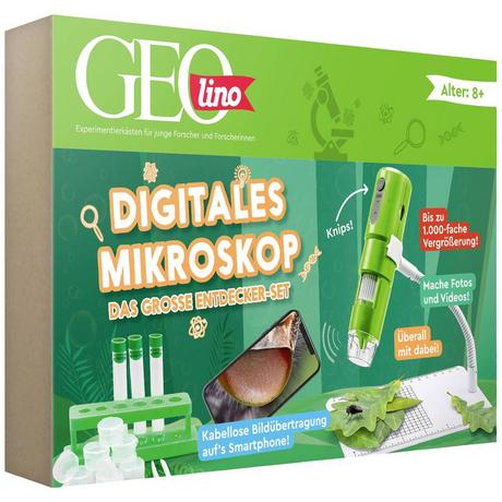 Franzis Verlag  GEOLINO Das digitale Mikroskop Abenteuer-Box ab 8 Jahre Box 