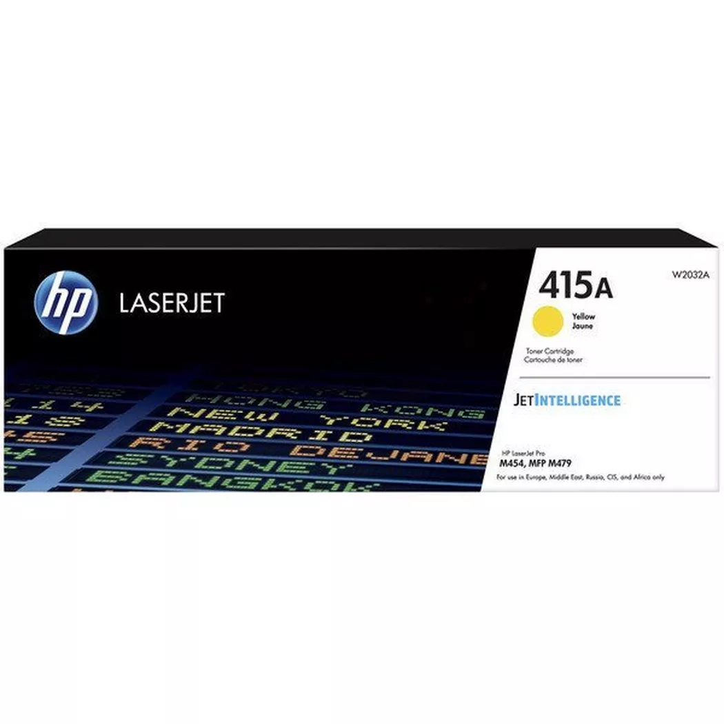 Hewlett-Packard – HP Toner-Modul 415A yellow W2032A CLJ Pro M454/MFP M479 2100 S., One Size