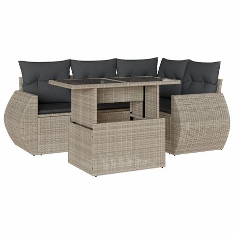 VidaXL Garten sofagarnitur poly-rattan  