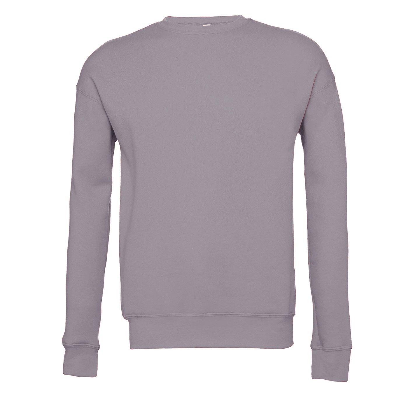 Bella + Canvas  Classic Sweatshirt, Überschnittene Schulter 