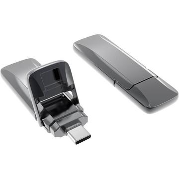USB-Stick 256 GB Grau  USB-C® USB 3.2 (Gen 2)