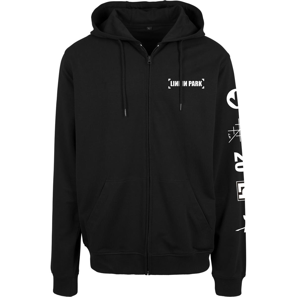 URBAN CLASSICS  kapuzenpullover linkin park anniversary logo zip 