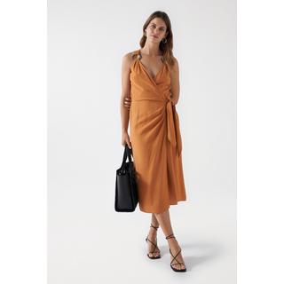 Salsa  Robe chemise Wrap Midi Dress 