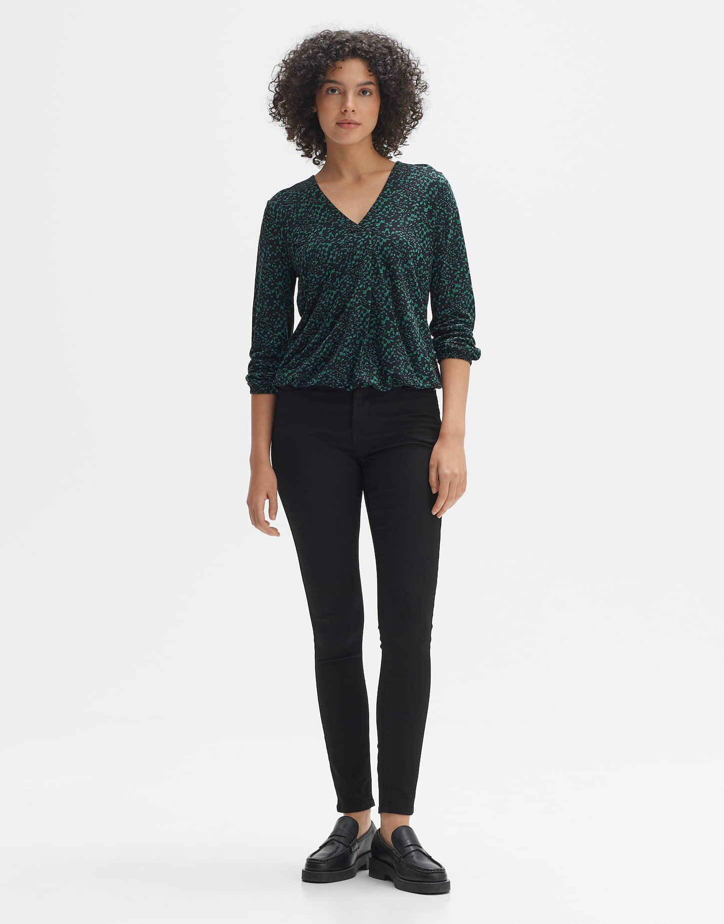 OPUS  T-shirt long Sannah splendid coupe droite 