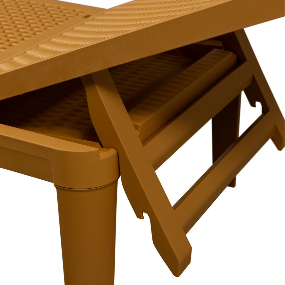 mutoni Gartenliege Jinte gelb  