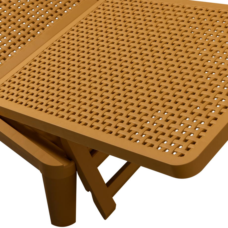 mutoni Gartenliege Jinte gelb  