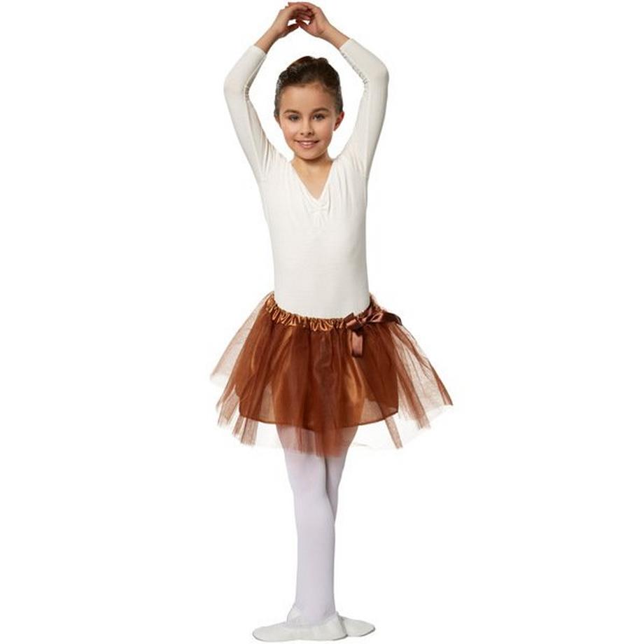 Tectake  Tutu pour enfants brun-café 