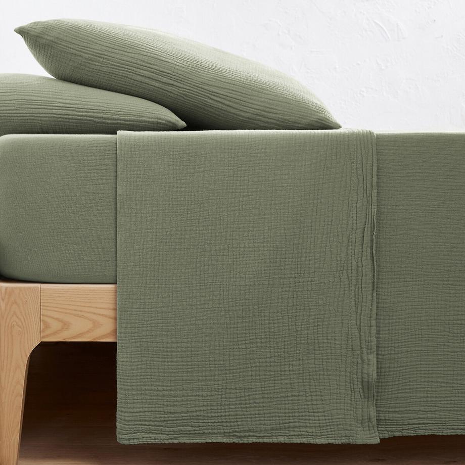 La Redoute Intérieurs Drap Plat Kumla Gaze de Coton  