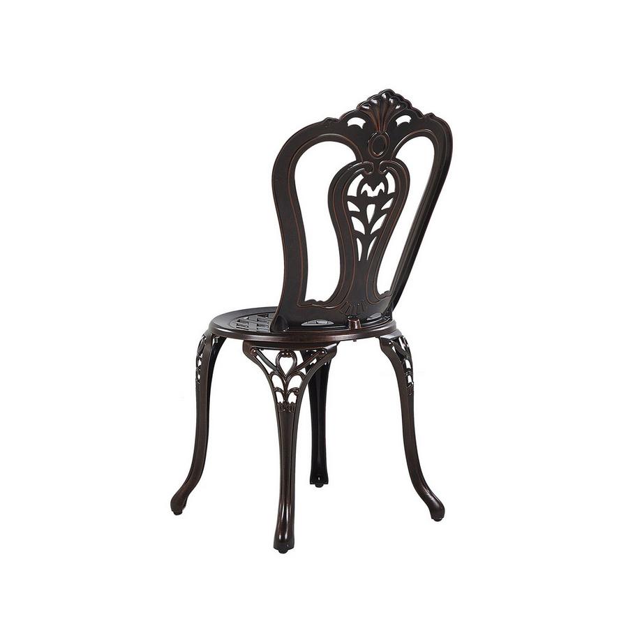 Beliani Ensemble pour bistro en Aluminium Rétro BOVINO  