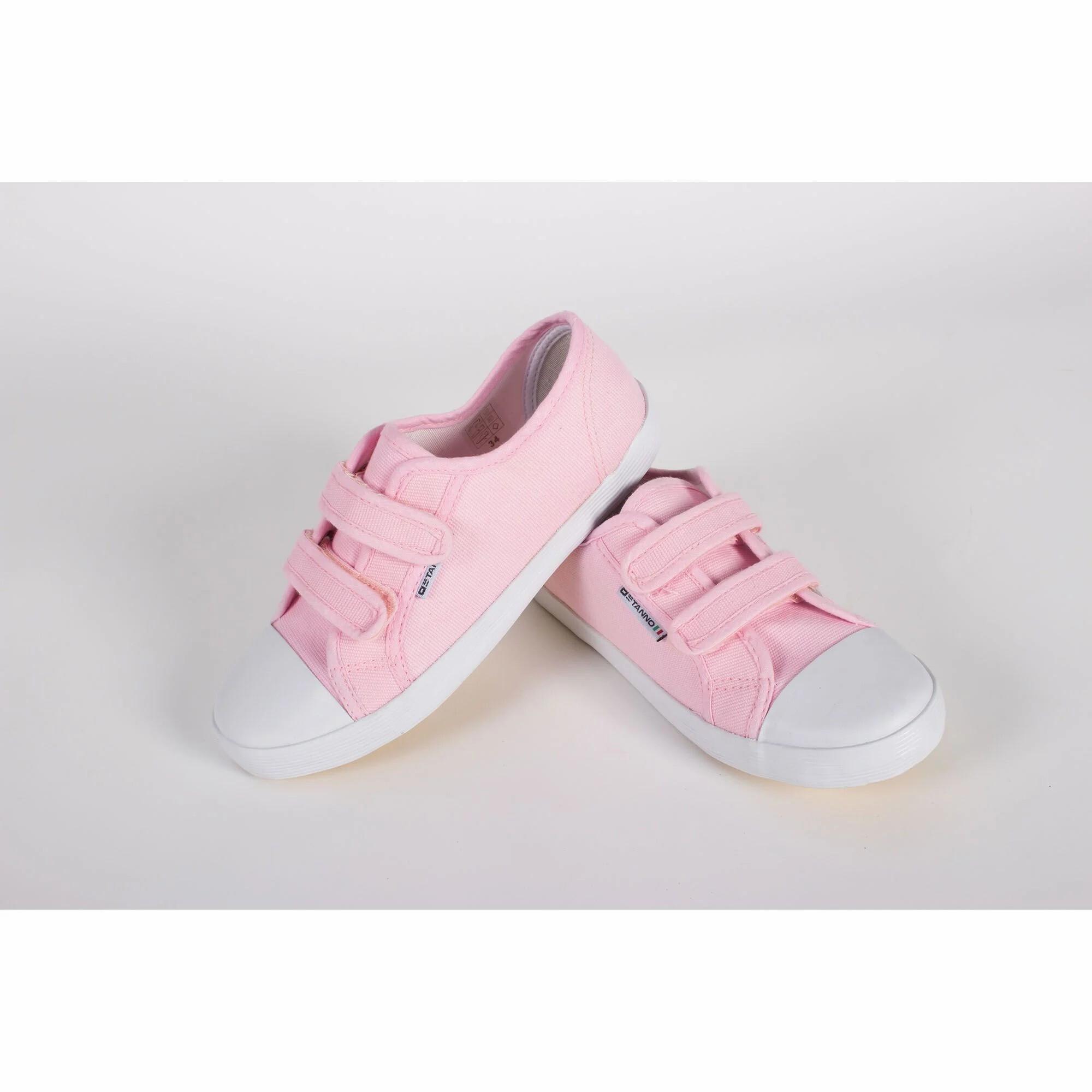 Image of Hallenschuhe Aus Leinen Kinder Velcro Unisex 34