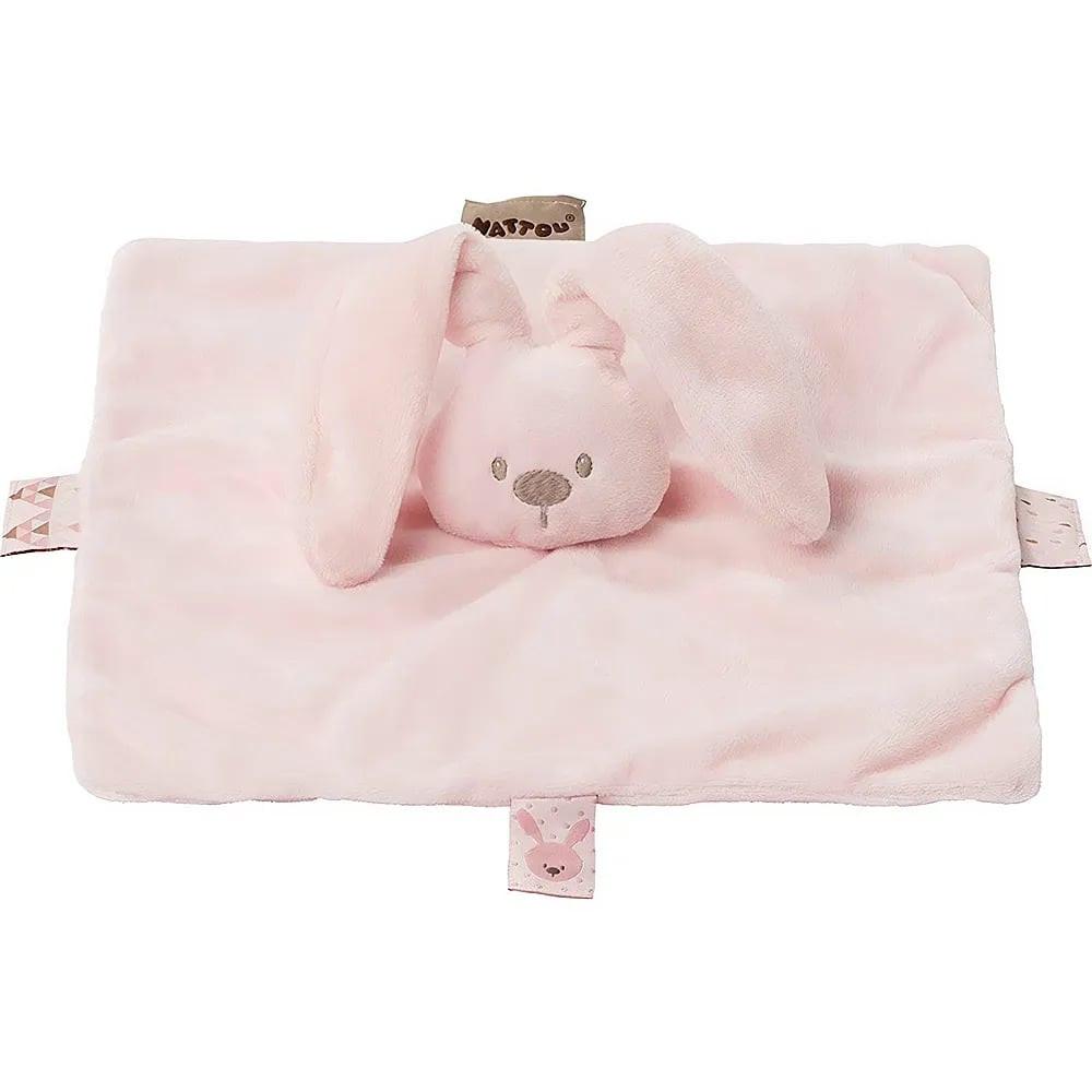Image of Schnuffeltuch Hase Lapidou Rosa (26cm)