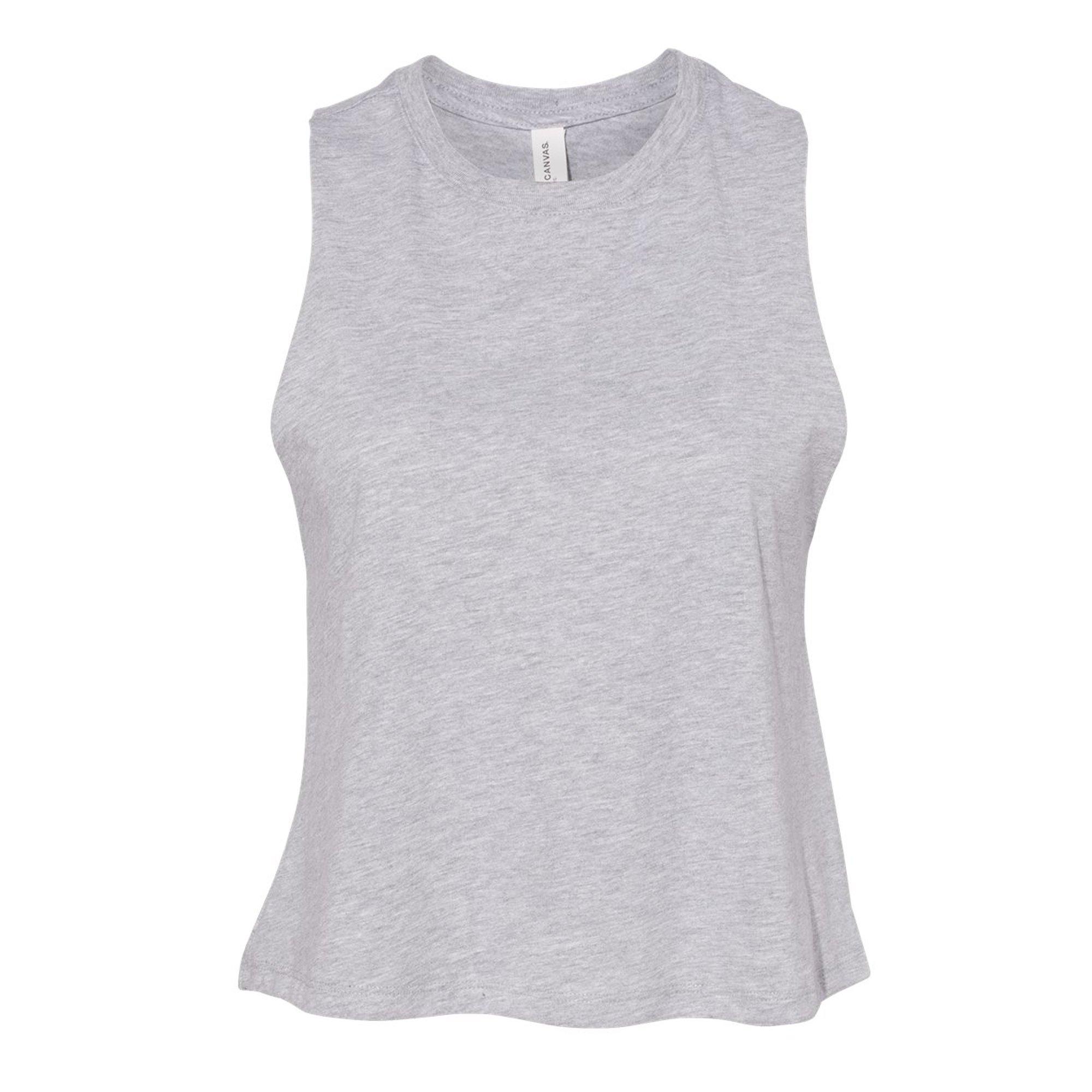 Image of Bella Croptanktop Mit Racerback Unisex Lila S