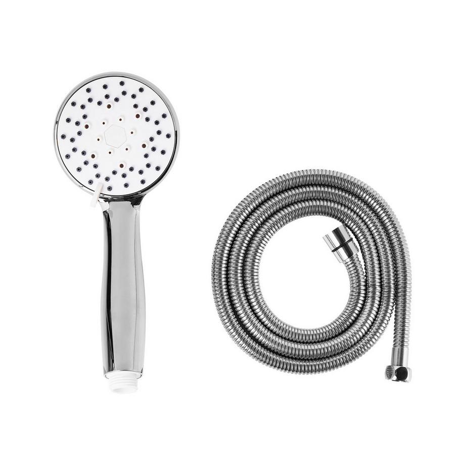 Beliani Kit de pommeau de douche avec tuyau flexible en ABS (matière synthétique durable) Traditionnel MACAY  