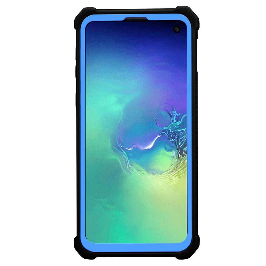 Cadorabo  Hülle für Samsung Galaxy S10e 2-in-1 TPU Silikon-Rand Glas-Rücken 