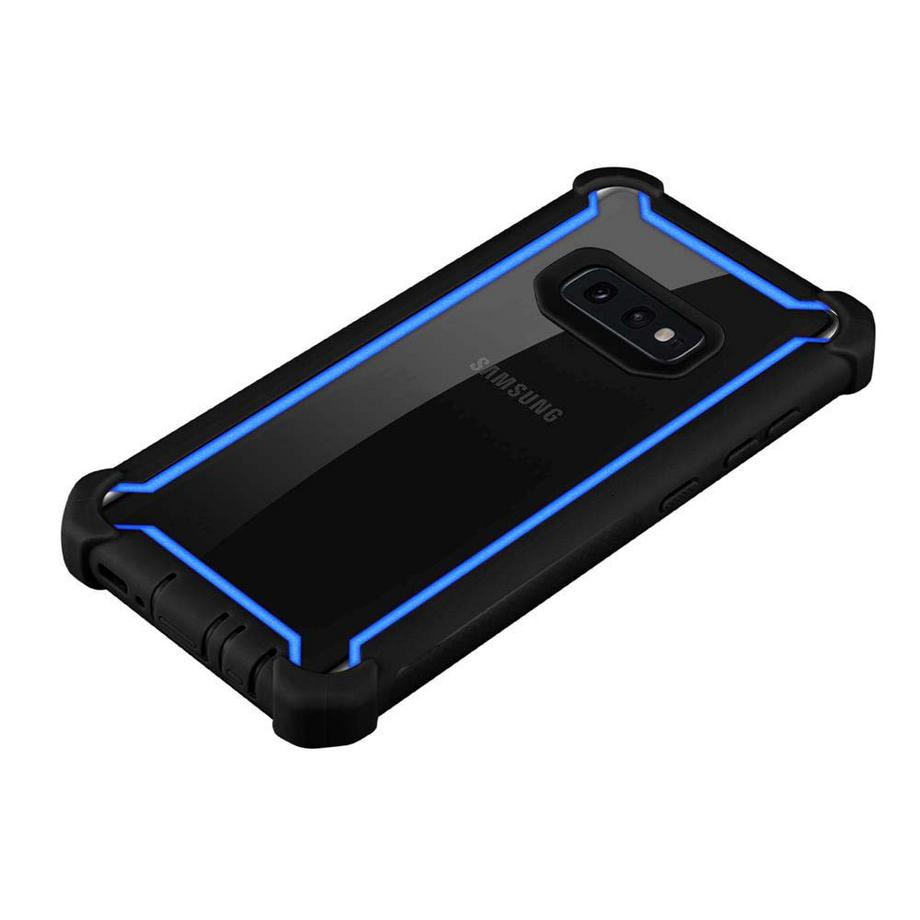 Cadorabo  Hülle für Samsung Galaxy S10e 2-in-1 TPU Silikon-Rand Glas-Rücken 
