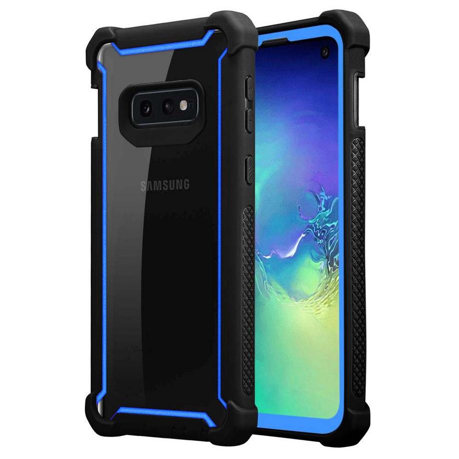 Cadorabo  Hülle für Samsung Galaxy S10e 2-in-1 TPU Silikon-Rand Glas-Rücken 