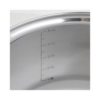 Blaumann Kochtopf Set 6.1L/3.6L/2.6L/1.9L Edelstahl Gourmet Line  