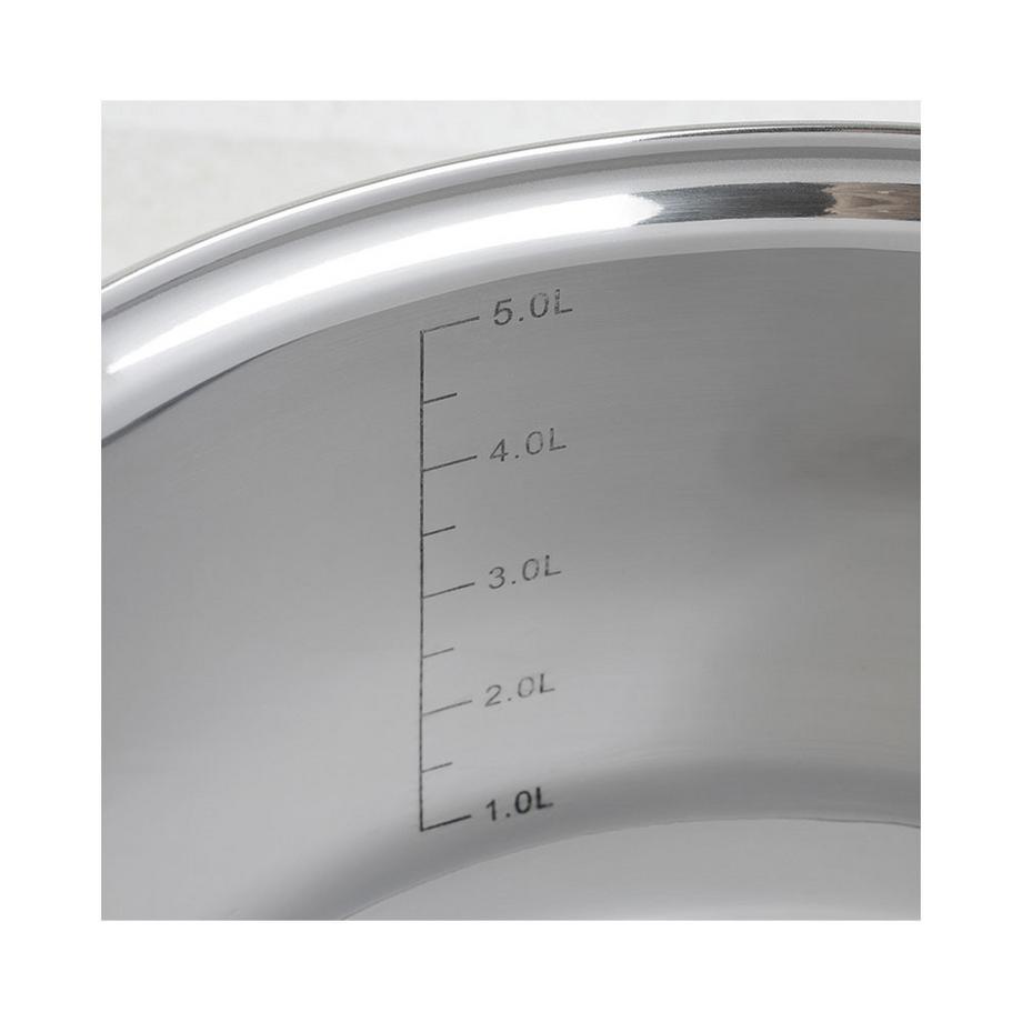 Blaumann Kochtopf Set 6.1L/3.6L/2.6L/1.9L Edelstahl Gourmet Line  