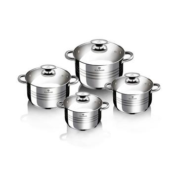 Kochtopf Set 6.1L/3.6L/2.6L/1.9L Edelstahl Gourmet Line