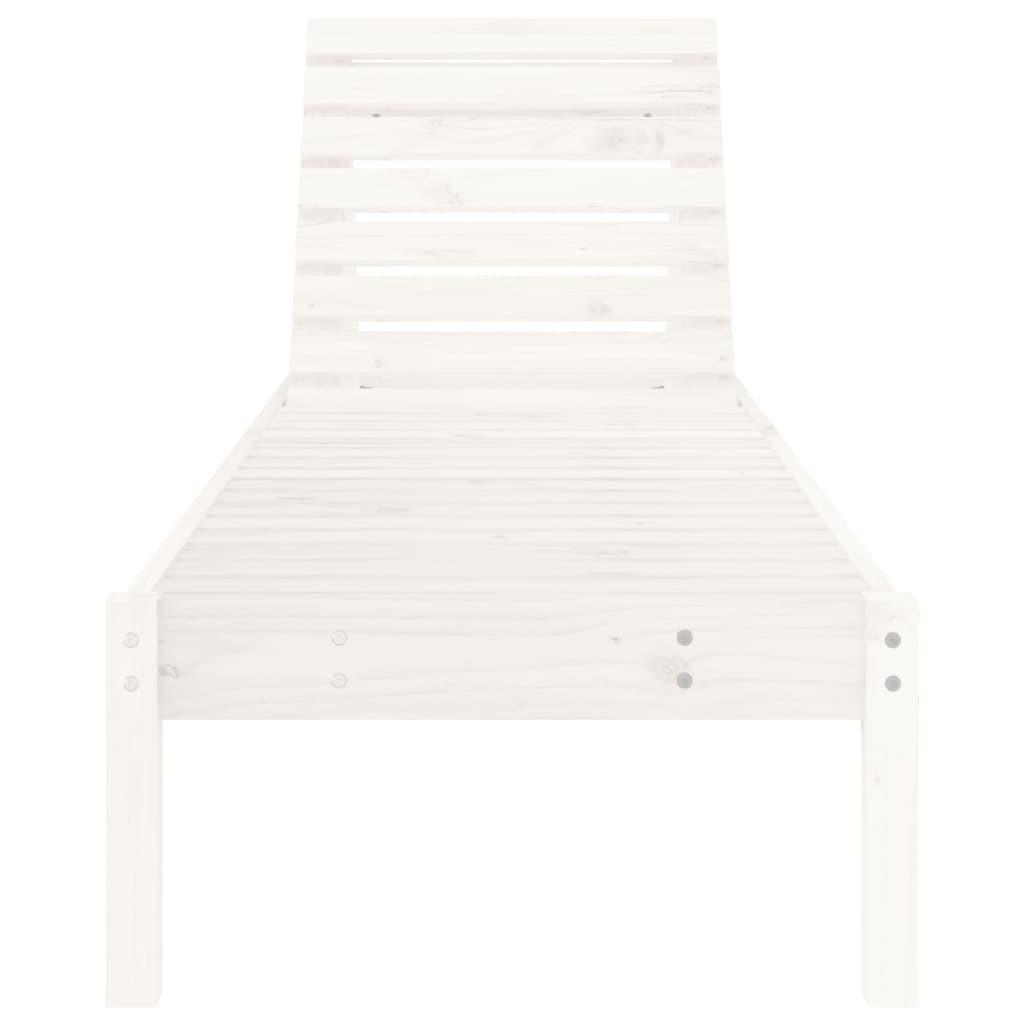 VidaXL Chaise longue bois de pin  