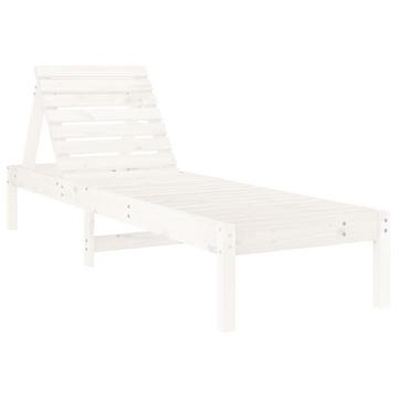 Chaise longue bois de pin