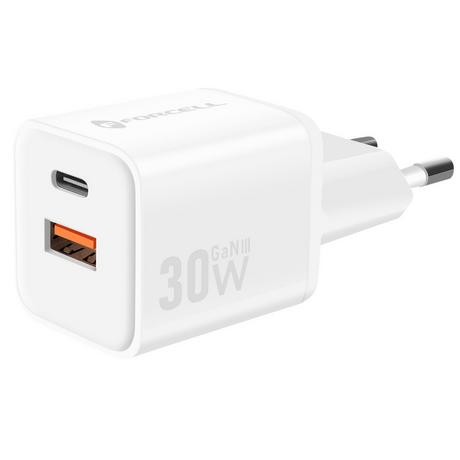 Forcell  30W GaN USB-C + USB Ladegerät 