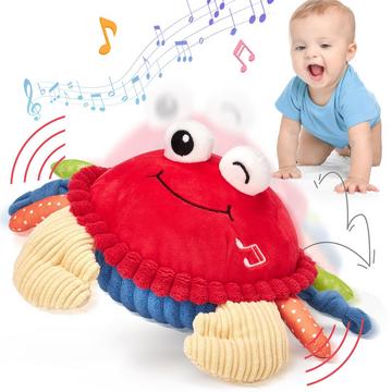 Krabben-Babyspielzeug, Krabbelspielzeug Musical, Krabbel-Babyspielzeug Tummy Time